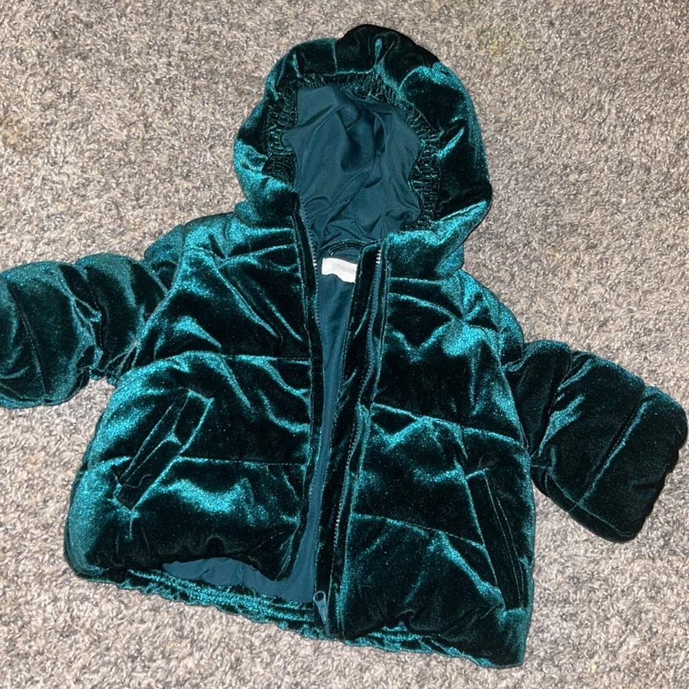 Infants Gymboree velvet puffer